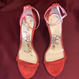 Sam Edelman Suede high heeled sandals